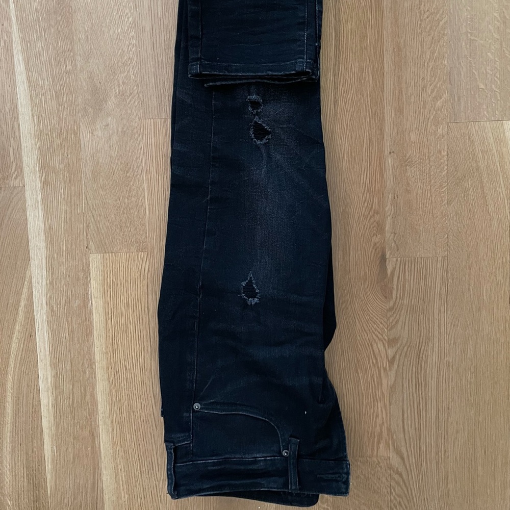 American Eagle ripped black jeans